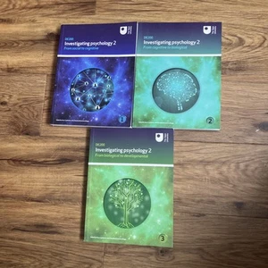 Open University DE200 Investigating Psychology Course Books 1-3 Good Condition - Picture 1 of 8