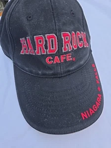 Cappello Vintage Hard Rock Cafe Niagra Falls Canada Nero Taglia Unica - Foto 1 di 5