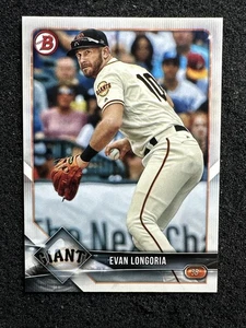 EVAN LONGORIA #80 2018 Bowman Baseball QTY San Francisco Giants - Picture 1 of 2