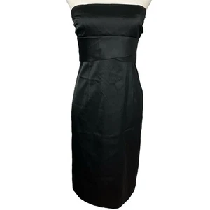 Donna Ricco New York schwarz trägerlos Cocktail Party Kleid Größe 6 - Bild 1 von 13
