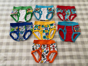 Disney Pixar 7-Pack Baby/Toddler Boy's Underwear Briefs Size 2T-3T