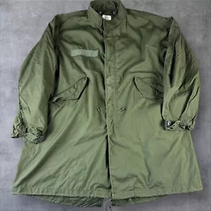 Vintage Vietnam US Army Extreme Cold Weather Parka Green Fishtail Medium Reg 70s - Bild 1 von 7