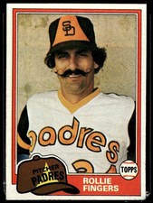 1981 Topps Rollie Fingers #229 San Diego Padres