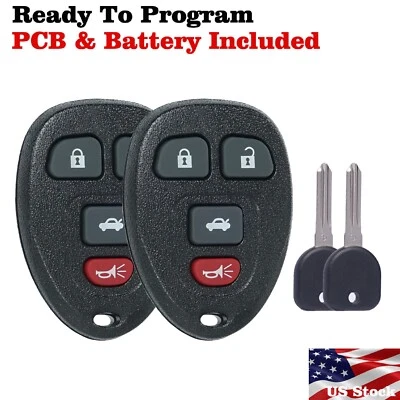 2 para Pontiac G6 G5 2006 2007 2008 2009 2010 mando a distancia coche llavero y llave Foto 1 de 4