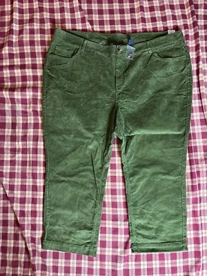 Isaac Mizrahi Live! Petite TRUE DENIM Straight Leg Corduroy Pants Size 26WP C1 - Image 1 of 4