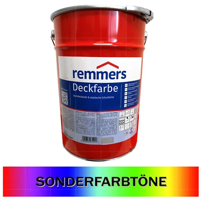 REMMERS Deckfarbe Wetterschutzfarbe Holzfarbe 5L SONDERTON FARBWAHL - Bild 1 von 2