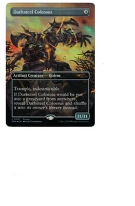 MTG DARKSTEEL COLOSSUS FONDOTINTA FULL ART FOIL PROMO QUASI NUOVO ARTEFATTO CREATURA EDH - Foto 1 di 2