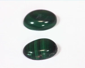 Malachite Natural Genuine Gemstone Matched Pair GSG,671 - Picture 1 of 7