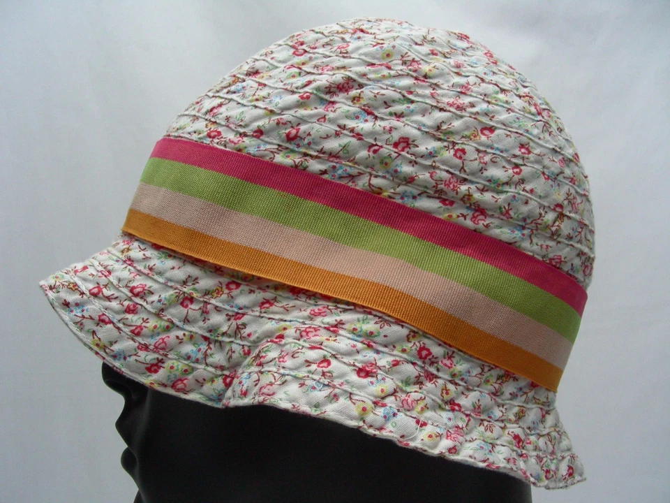 JOE BOXER - ESTAMPADO FLORAL - JUVENIL TALLA ÚNICA CUBO SOMBRERO GORRA PARA EL SOL! Foto 1 de 1