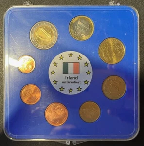 KMS - Irland 2002 - "Euro-Kursmünzen im Plastikfolder" (org. verpackt) - Picture 1 of 2
