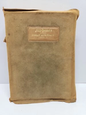 AUTOGRAPHED ILLUMINED LITTLE JOURNEYS Great Musicians Elbert Hubbard 1901 #193 - Image 1 of 4