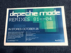 DEPECHE MODE Promo Card Remixes 81 - 04 USA - Bild 1 von 1