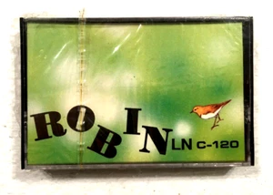 ROBIN LN C 120 casete de audio vintage cinta en blanco sellada Hecho en Japón Tipo I - Imagen 1 de 3