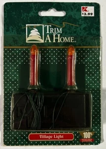 Trim A Home Village Light NOEL vintage - Foto 1 di 4