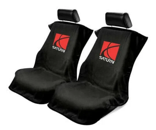 2 - Cubierta/toalla protectora de asiento Seat Armour con logotipo Saturn - negra Foto 1 de 1