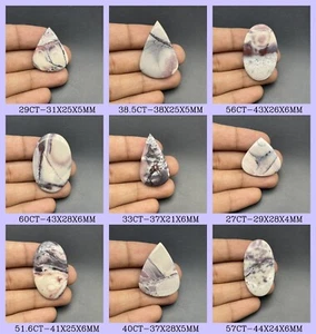 Natural Mexican Porcelain Jasper Loose Gemstone For Pendant Supply Cabochon - Picture 1 of 55