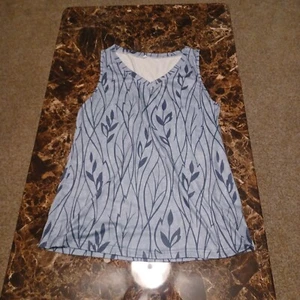 Women's Size M Blue Gray Tanktop - Picture 1 of 2