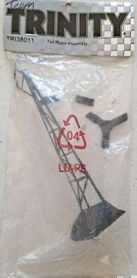 READ - Team Trinity RC Helicopter Tail Rotor Assembly TRI38011 - Image 1 of 3