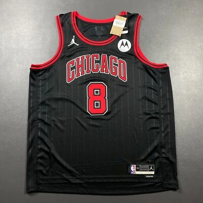 Camiseta deportiva 100 % auténtica Zach Lavine Jordan Bulls Swingman talla 56 2XL  Foto 1 de 4