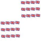  100 Pcs Office British Flag International World Stick Royal Celebration