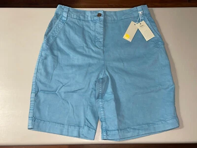 Boden Women's Classic Chino Shorts 9" Leg Spring Mountain Blue Size 10 - Image 1 of 4