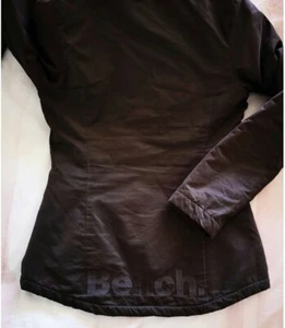 Bench hooded dark brown short coat/jacket, XS, size 8 - Picture 1 of 3