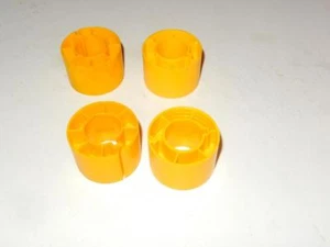 G SCALE -- FOUR YELLOW ROUND LOADS FOR GONDOLAS - SR40 - Picture 1 of 1
