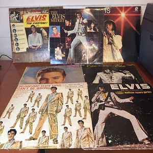 Vintage Elvis Presley Vinyl 12" Records Albums Lot Of 7 - Picture 1 of 19