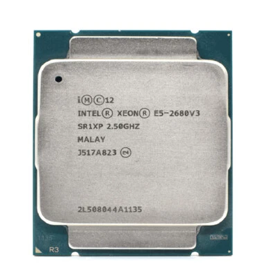 Intel Xeon E5-2680 V3 2.5GHz 12-Core SR1XP 30MB 120W LGA 2011-3 CPU Processor - Image 1 of 4