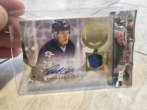 2016-17 UD Patrik Laine 07/15 Ultimate Signature Material Phenoms rookie card - Picture 1 of 3