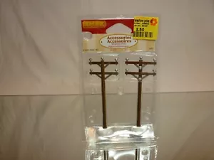 LEMAX VILLAGE CARNIVAL TELEPHONE POLES 64461 - SANTA - UNOPENED - CONDITION NEW. - Picture 1 of 2