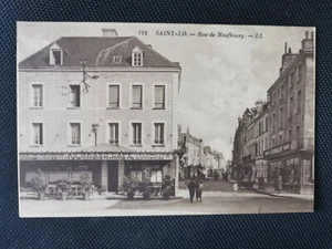 CPA 50 SAINT-LO - Rue de Neufbourg - Bild 1 von 2