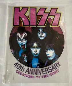 KISS Creatures Of The Night 40th Anniversary T-Shirt Iron-On Transfer Sheet Rare - Picture 1 of 4