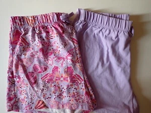 Girls Shorts Childrens Place Size XXL 16 Casual Wear Light Purple Pink Butterfly - Picture 1 of 18