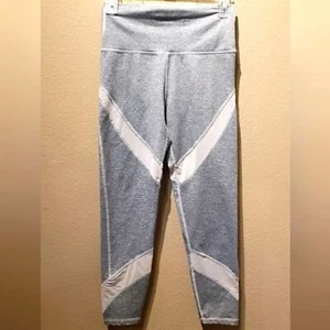 Aerie Chill Play Move Mesh-Leggings grau-weiß Größe M - Bild 1 von 5