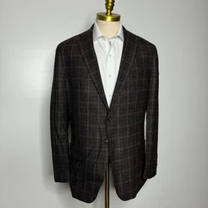 Jos A Bank Sport Mantel Blazer 44 L Herren braun kariert Wolle Tailored Fit - Bild 1 von 13