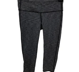 Pantalones de yoga ATHLETA Capris leggings recortados para mujer talla pequeña gris jaspeado - Imagen 1 de 11