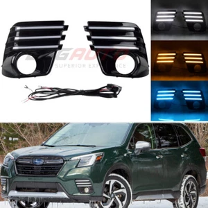 For Subaru Forester 2022-2024 LED Daytime Running Light DRL W/ Turn Signal Lamp - Picture 1 of 11