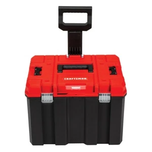 CRAFTSMAN Versastack System 20-in Red Plastic Wheeled Lockable Tool Box - Picture 1 of 5