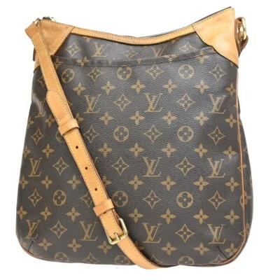 Bolso de Hombro LOUIS VUITTON Odeon MM Monograma Cuero Marrón Francia M56389 99EE520 Foto 1 de 4