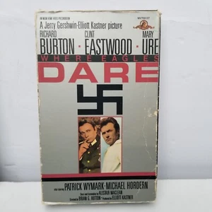 Where Eagles Dare VHS Tape Clint Eastwood Big Box 1968 WW2 War Action Thriller - Picture 1 of 8