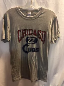 vintage womans 1980s Chicago Cubs. Champion Brand shirt. #22 size medium - Picture 1 of 6