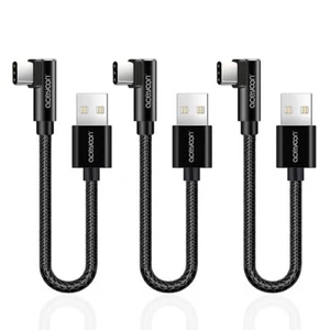 Cavo USB Type-C 90 Gradi, 3 Pezzi 20cm, Cavo USB C Ricarica Rapida, Cavo USB - Foto 1 di 12