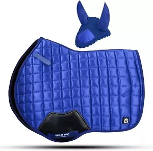 Gallop Shop Glow Satin Jumping Pro Numnah Cloth/Horse Saddle Pad - Picture 1 of 16