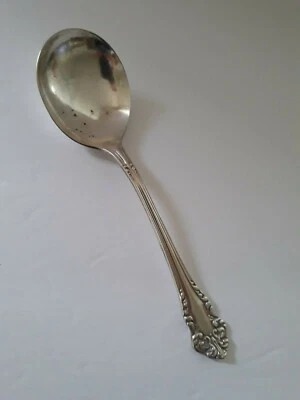 Community Oneida AVALON Soup Spoon Silver plate        (S8) - Image 1 of 4