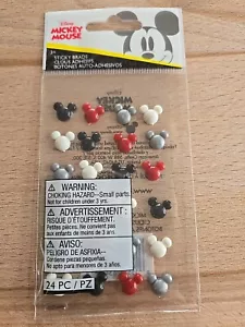 Disney Mickey Head Sticky Brads scrapbooking stickers - Picture 1 of 1