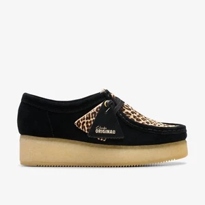 Clarks Originals Women's Wallacraft Bee Leopard Print Combi 26179156 - Picture 1 of 6