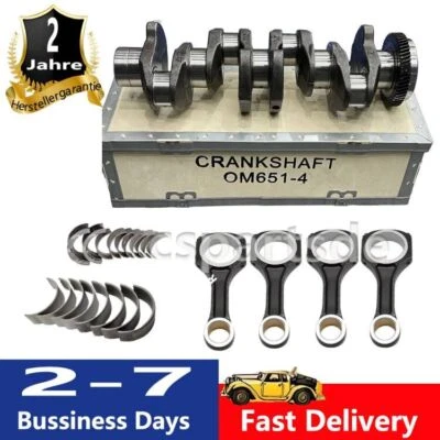 Neu 4 KURBELWELLE UMGEBAUTES KIT FÜR MERCEDES OM651 2.2 CDI C220 E220 6510302501 - Image 1 of 4