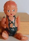 Vint Celluloid Baby Boy Doll Movable Arms Legs Toy