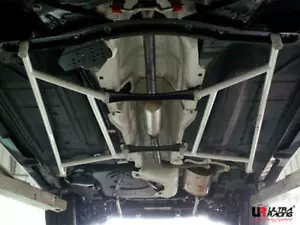 Para Mazda 3 BL Hatchback 2009 Ultra Racing 8 puntos barra inferior lateral (UR-SD8-948) - Imagen 1 de 6